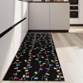 thumbnail image 4 of Multicolor Christmas Light Pattern Kitchen Rug Mat,Kitchen Runner Rugs Non Skid Washable,Decorative Kitchen Floor Mats for Kitchen,Sink,Laundry,17"X47", 4 of 5
