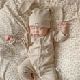 thumbnail image 5 of Baby Boy Girl Easter Outfit Bunny Romper Bodysuit Jumpsuit Cotton Cute Bunny Jumpsuit With Rabbit Hat Spring Matching Clothes for Baby 0-18 Months, 5 of 9
