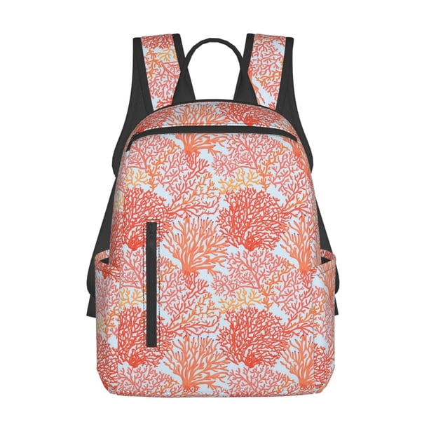 Balery Corals Mochila ligera para hombre y mujer: duradera e impermeable, ideal para la escuela, el trabajo, viajes y uso diario.