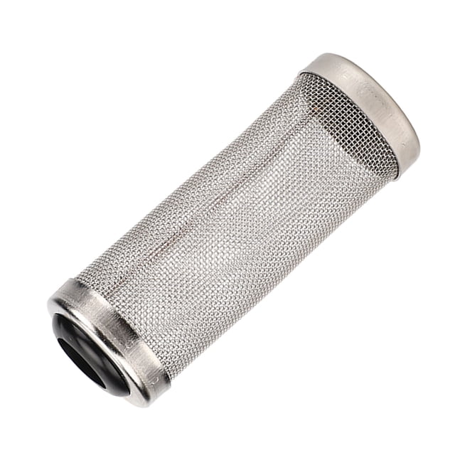 Aquarium Filter Guard, Professional Rustproof Fish Tank Inflow Inlet Filter Fine Holes For Filtration Black Inner Diameter 12mm/0.47in Small