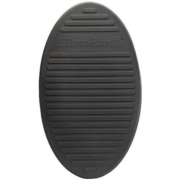 TheraBand Stability Trainer Pad, Advanced Level Black Inflatable Pad
