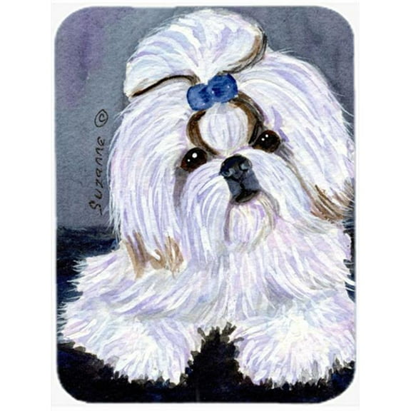 12 x 15 in. Shih Tzu Glass Cutting Board, Large