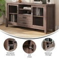thumbnail image 4 of Flash Furniture Dion Server Cabinet Enclosure Brown (EVCA7515ZZBR), 4 of 12