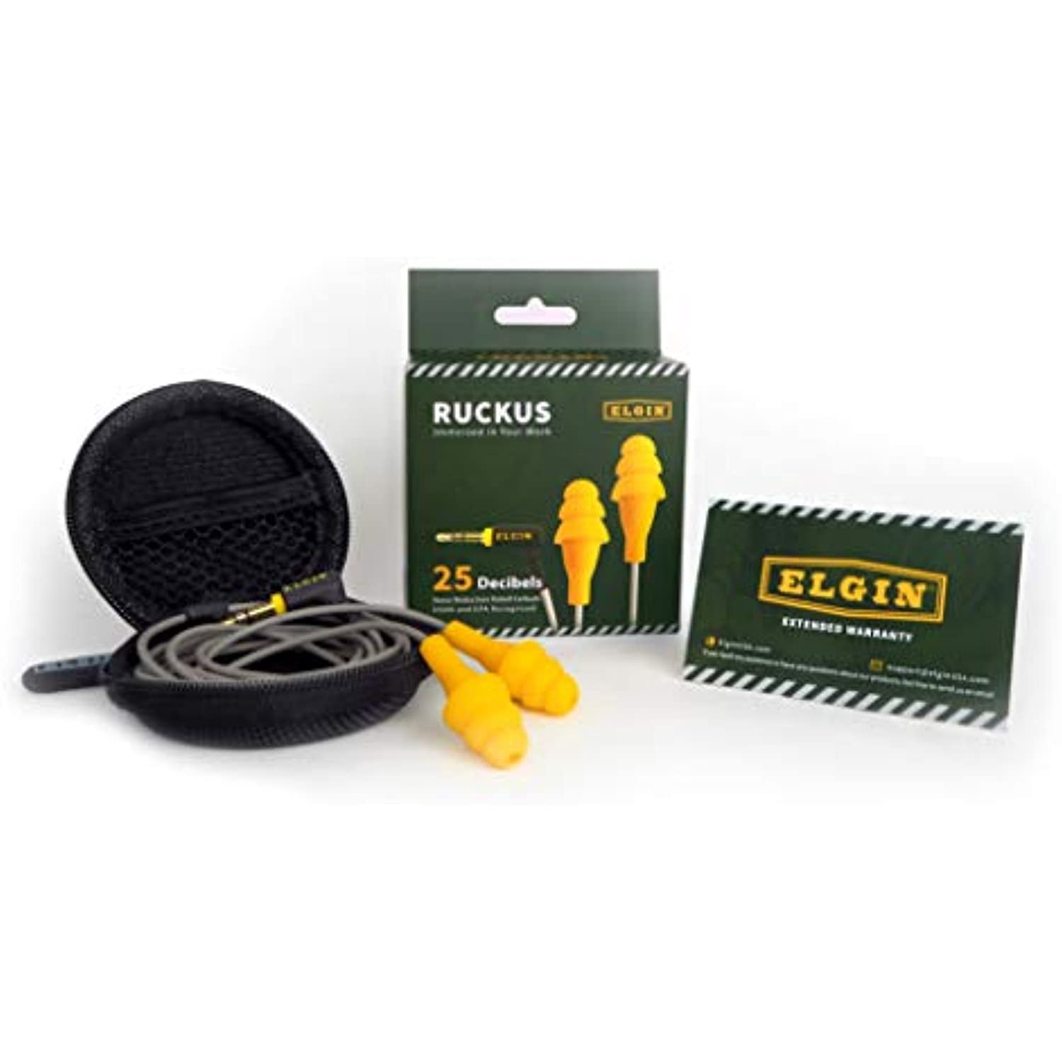 Ruckus Earplug Earbuds | OSHA Compliant 