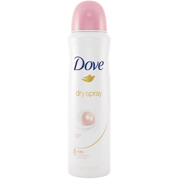 Dove Dry Spray Antiperspirant, Beauty Finish 3.8 oz (Pack of 3)