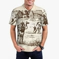 thumbnail image 2 of Salouo Cows On The Farm for Men's Short Sleeve Polo Shirts,Polo Shirts for Men Performance Short Sleeve Golf Shirt Athletic Casual Collared T-Shirt-XX-Large, 2 of 8