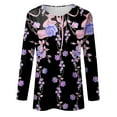 thumbnail image 4 of Halloween Costumes for Women Fall Outfits Oversized Shirts Oversized Button Up Shirts for Women Waffle Shirt Women Jorge Masvidal Tshirt Bunny Shirts for Women Costumes for Purple S, 4 of 5