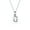 Silver-G, variant on Womens ABC Block Letter Initial Pendant Necklace Silver Alphabet