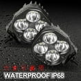 thumbnail image 5 of 2X 3inch LED Light Cube Pods Spot Beam Offroad Driving Fog Amber Lamp US, 5 of 22