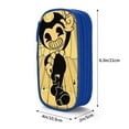 thumbnail image 4 of Bendy and The Ink Machine Big Capacity Pencil Case, Aesthetic Pen Pouch Storage Bag, Office Supplies Organizer, Pen Cases Pencil Bag with Multiple Compartments, 4 of 8