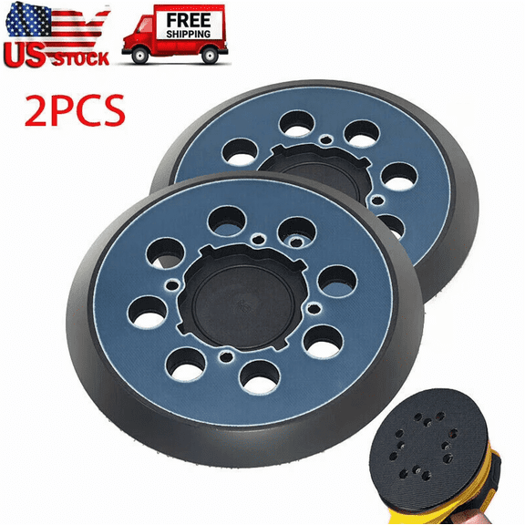 2Pcs 5in Hook Loop Orbital Sander Pad Replacement for Dewalt DWE64233 N329079