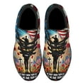 thumbnail image 2 of Veteran Memorial Day We Don't Know Them All But We Owe Them All Shoes Sneakers Black Size 10.5, 2 of 7