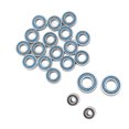 thumbnail image 4 of 20PCS RC Roulement à Billes en Acier RC Roulement à Billes Kit Roue Moyeu Double Roulement en Caoutchouc Étanche pour AXIAL 1/24 SCX24, 4 of 5
