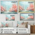 thumbnail image 4 of Designart "Submerged Coral Elegance III" Coastal Coral Under Water Floater Framed Canvas Prints, 4 of 5