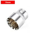 thumbnail image 1 of Bgsha 12 Point Mirror Short Socket Head 3/8inch Drive Torx Bit Ratchet Wrench Adapter, 1 of 8
