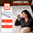 thumbnail image 3 of Almohada Firme 3 Capas La Fabrica de Espuma Almohada 3 capas con MEMORY FOAM sin Funda, 3 of 5