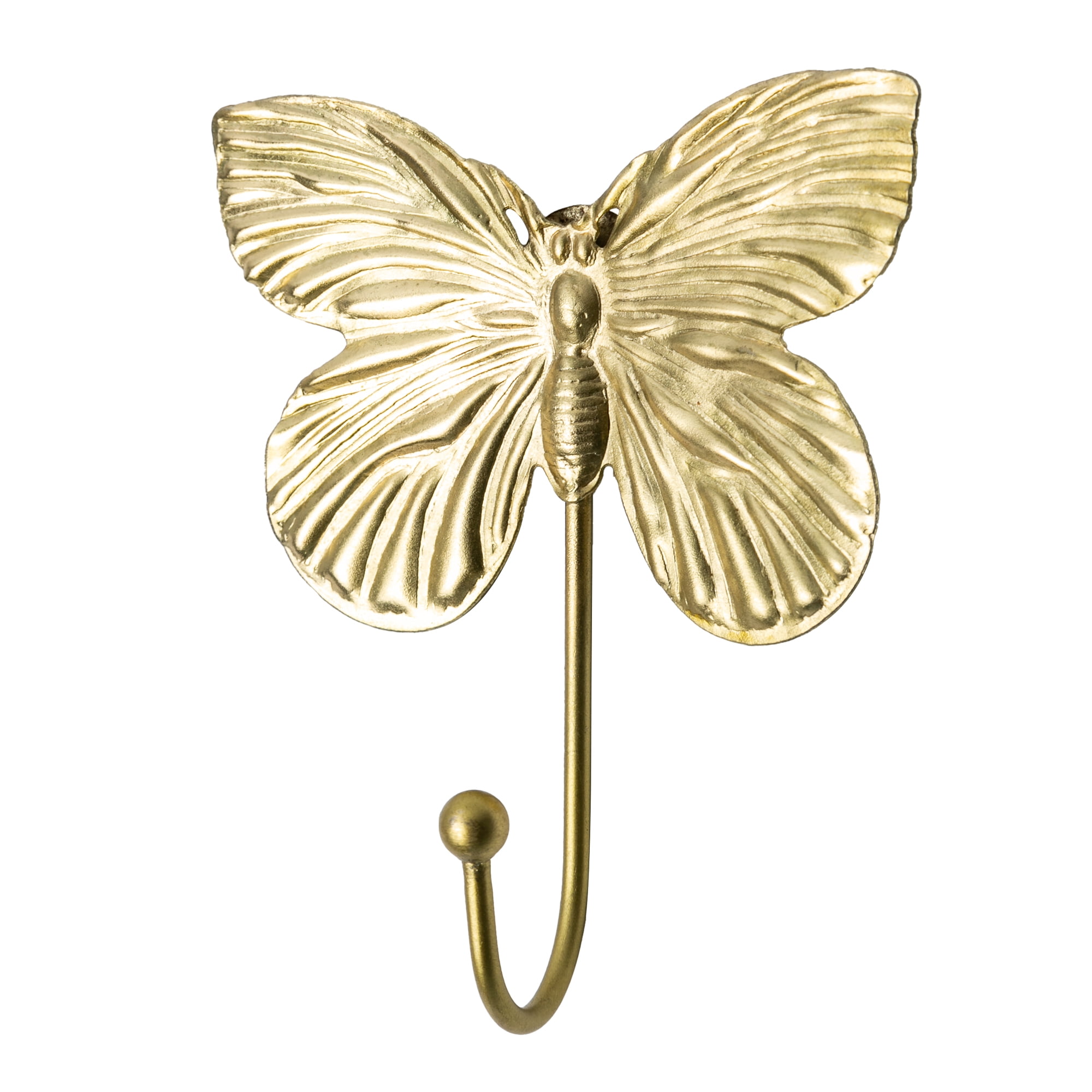 Mainstays Gold Butterfly Decorative Wall Hook