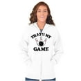 thumbnail image 3 of Thats My Game Bowling Bowler Zip Up Hoodie Men's Women's Brisco Brands L, 3 of 6