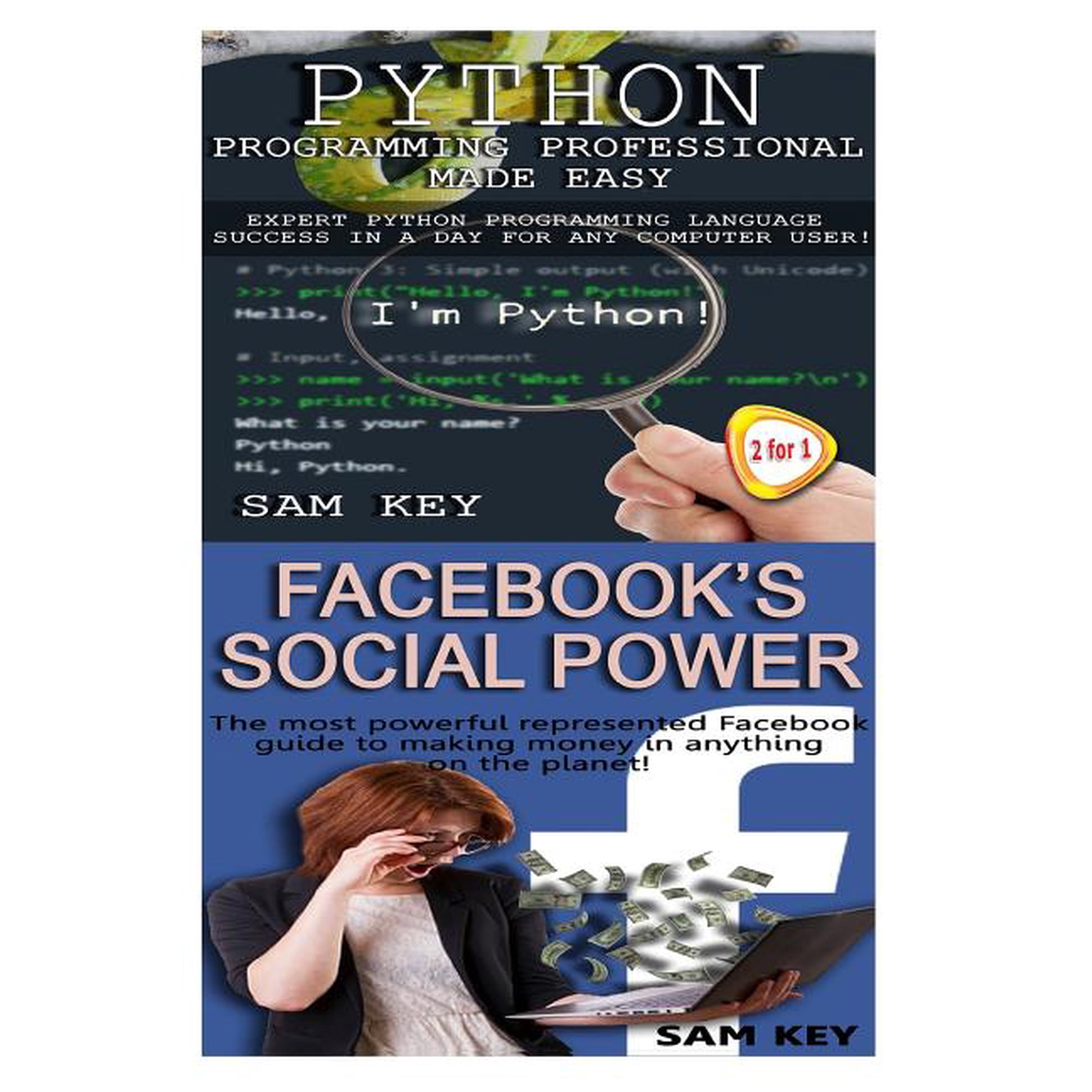 Programming: Python Programming Professional Made Easy & Facebook Social Power (Paperback)