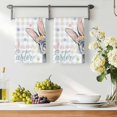 thumbnail image 3 of Happy Easter Kitchen Towels Set of 4, Spring Rabbits Polka Dots Gray Plaid Absorbent Dish Towels for Kitchen, Microfiber Hand Towel, Quick Drying Tea Towel for Cleaning Decorative Dishcloths, 3 of 7