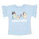 thumbnail image 5 of Camiseta Bluey para niñas pequeñas, paquete de 3 unidades, azul/gris y rosa, 5T, 5 of 7