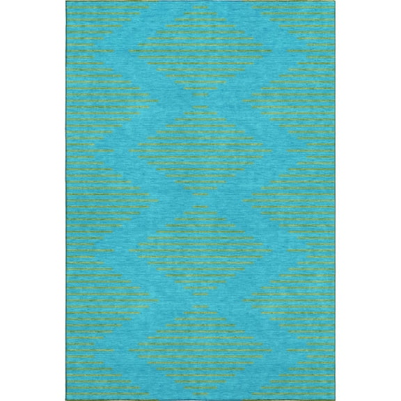 Dalyn Rugs Premium Machine Washable Mayfield AMF1017 Aqua 2'6" x 3'10" Rug
