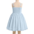 thumbnail image 2 of IBTOM CASTLE Tween Girls Midi Corset Dress for Middle School Dance Party Summer Vacation Sundresses Holiday Junior Dresses 11-12 Years Blue, 2 of 7