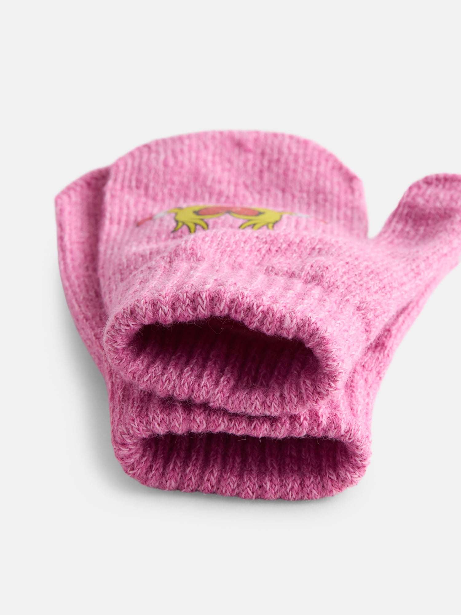 The Grinch Toddler Girls Pom Pom Beanie and Mittens Set, 2 Piece, One Size