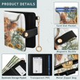 thumbnail image 5 of Small Wallet For Women Bifold Leather Pocket Coin Credit Card Holder With RFID Blocking A Highland Cow, 5 of 6