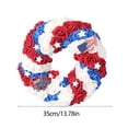 thumbnail image 3 of 4th of July Decorations Qwtwty Garlands for The Fourth of July Hanging Door Signs Independence Day Decorations for USA Apply to Wall Front Porches for Outdoor Farmhouses, 3 of 6