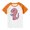 Orange, variant on ZhuoLiL Girls Clothes Size 9 Years Toddler Girls' Graphic Print Tee - Short Sleeve Round Neck