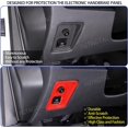 thumbnail image 2 of TINKI Car Electronic Handbrake Trim Cover Compatible with Chevrolet Corvette C8 2020-2023, ABS Dashboard Electronic Handbrake Switch Panel Cover Trims, 2 of 12
