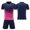 Hot Pink, variant on Custom Football Kit Set for Adult and Child, Name Number Team Logo DIY Family Match Personalized Jersey Shirt Shorts Set, Dad and Son Matching Outfits Pink XXXXS