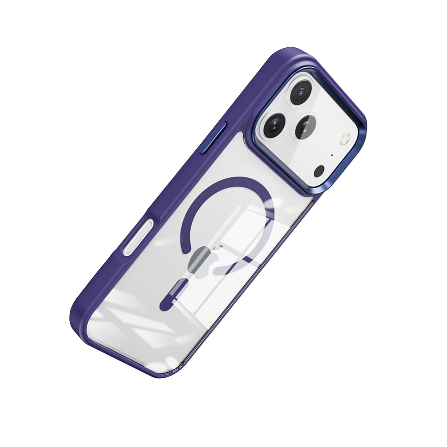 Lightweight Metal Case with Wireless Charging for iPhone 17 Pro Max - Purple