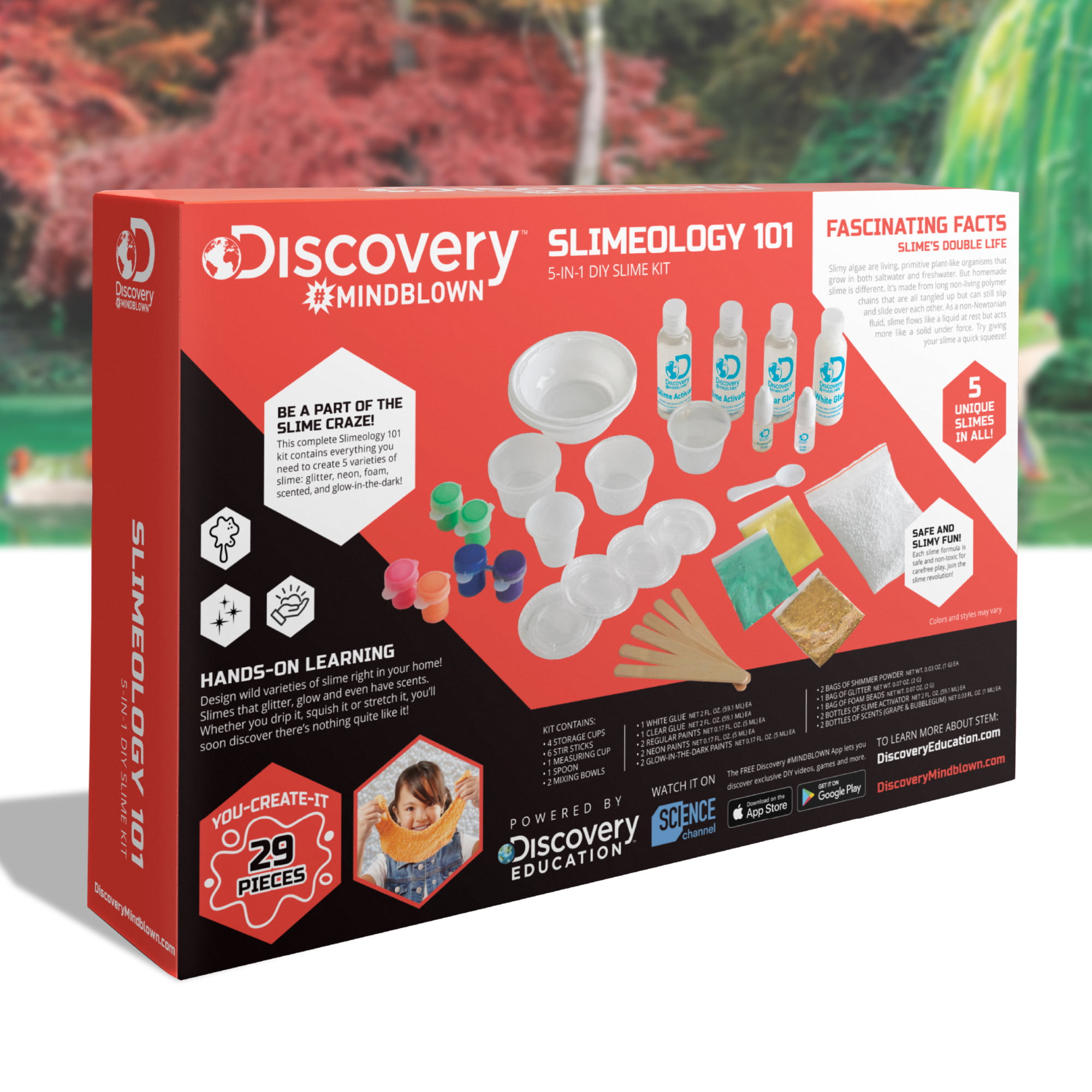 Ships Free Details about   Discovery Kids #Mindblown Slime O Rama DIY Experiment Set NIB Ages 8 