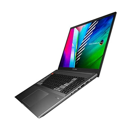 ASUS VivoBook Pro 16X OLED Slim Laptop, 16" WQUXGA 16:10 Display, AMD Ryzen 7 5800H CPU, NVIDIA GeForce RTX 3050 Ti, 16GB RAM, 1TB SSD, Windows 11 Home, 0degBlack, M7600QE-DB74