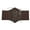Coffee, variant on Women Elastic Corset Adjustable Lace-up Wide Belt Faux Leather Slimming Body Waistband Dress Shirt Decoration