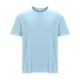 thumbnail image 1 of Playera Elvqul Hombre Manga Corta de Color Sólido Azul Claro Casuales Cuello Redondo Algodón, 1 of 4