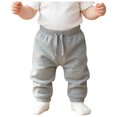 thumbnail image 3 of NOEGOEU Boys Sweatpants Soft Drawstring Joggers with Elastic Waist Pockets Relaxed Tapered Design (Light Gray,3-4 Years), 3 of 6