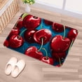 thumbnail image 5 of Cherry Polyester Non-Slip Machine Washable Office Mat - Door Mat Chair Rugs Door Mats, 5 of 6