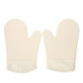 thumbnail image 5 of PTOOTP Beige Oven Gloves 1 Silicone Kitchen Gloves for Cooking Baking BBQ, 5 of 8
