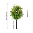 thumbnail image 3 of Faux Plants Outdoor Decor, Multicolor Artificial Silk Flowers for Garden Porch Decoration, 20-Inch Realistic Fake Plants Bundle, 3 of 6