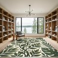 thumbnail image 2 of ODIKA 6' x 9' Machine Washable Non-Slip Area Rug, contemporary floral High Traffic Rug, Green, 1121762, 2 of 7