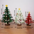 Best Hot Sale Wooden Christmas Tree Tabletop Decoration Mini Ornaments