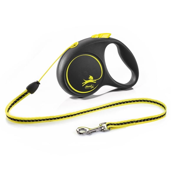 Flexi Small FUN Neon Reflective Retractable Dog Leash 5m/16ft