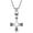 G6, variant on Cross Necklace for Men Silver Cross Chain Stainless Steel Pendant for Women Goth Necklace Gothic Christian Jewelry