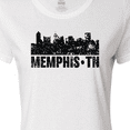 thumbnail image 4 of Inktastic Memphis city Skyline with Grunge Women's T-Shirt, 4 of 5