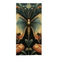 thumbnail image 6 of ZFLMY Butterfly Flower Art Deco Modern Decorative Tea Towels 100% Polyester Absorbent Hand Towels for Kitchens, Bathrooms, Showers 29.5x13.8 inches 29.5x13.8in, 6 of 6