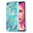 thumbnail image 1 of Protection Complète Motif IMD Électroplaqué 2.0mm Protecteur TPU pour iPhone XR, 1 of 4
