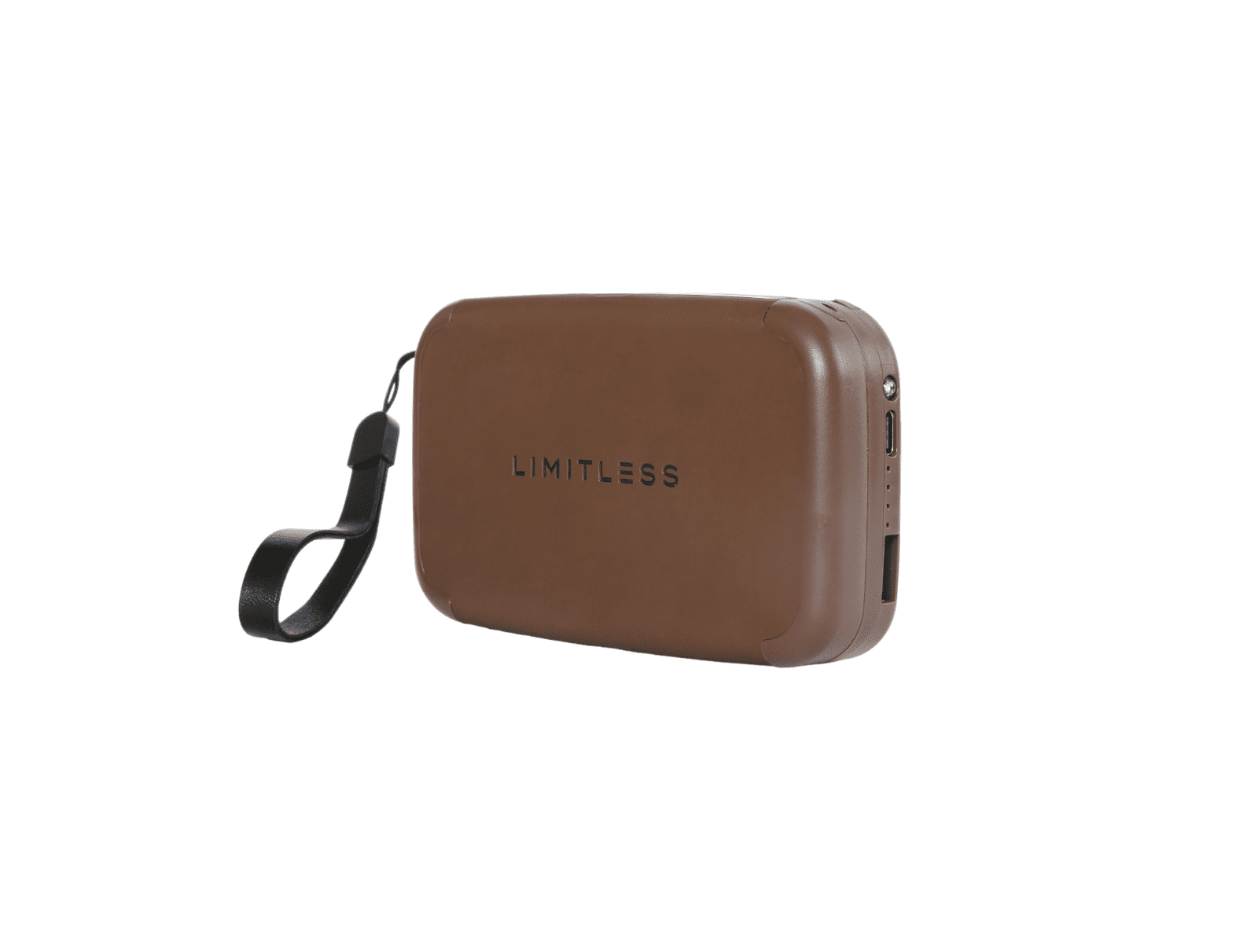 RFID Blocking Wallet & Power Bank With Built-In Charging Cable & Interchangeable Adapters (Mahogany)